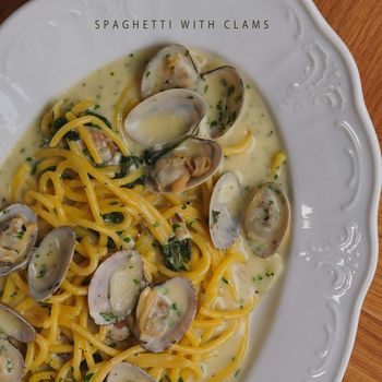 PAD - spaghetti with clams