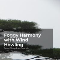 Deep Sleep Rain Sounds, Rain Meditations, Rain Sounds Collection - Foggy Harmony with Wind Howling