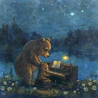 piano bear - More About Jesus (piano lullabies)