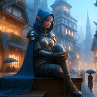 Lora - The gathering storm is a concern for the hikers