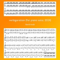 david toub - verbigeration (for piano)