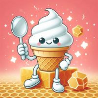 Monochrome - Honeycomb Ice Cream