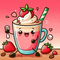 Monochrome - Strawberry Latte