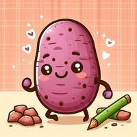 Monochrome - Baked Sweet Potato
