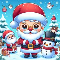 Monochrome - Santa