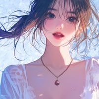 mirror image - 雪の花
