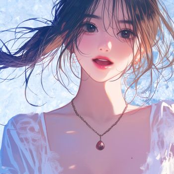 mirror image - 雪の花
