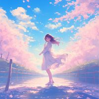mirror image - 風にほどけた花びら