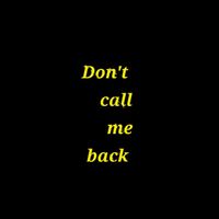 Trevor Wright - Don't Call Me Back (Explicit)