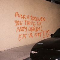 Skrillex - F*CK U SKRILLEX YOU THINK UR ANDY WARHOL BUT UR NOT!! <3 (Explicit)