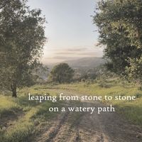 Robert Anton Strobel - leaping from stone to stone on a watery path