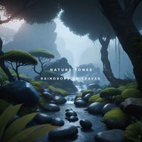 Nature Tones - Raindrops on Leaves