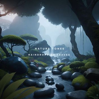 Nature Tones - Raindrops on Leaves