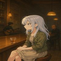 Alfie - The Girl That Jumped Through Time To Sit At This Stool