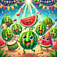 Polly Brown - Watermelons Party