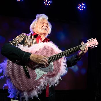 John Davidson - Rhinestone Pink Guitar