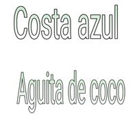 Costa azul - Aguita de coco