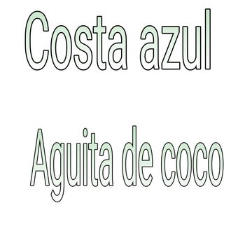 Costa azul - Aguita de coco