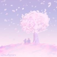 Suits and slippers - Distancing from Cherry Blossoms