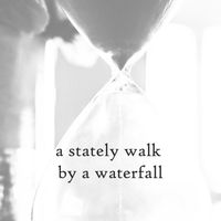 Robert Anton Strobel - a stately walk by a waterfall