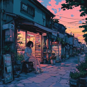Nora - Lofi Yukata Shadows