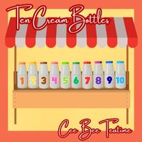 Cee Bee Teatime - Ten Cream Bottles (Māori Numbers and Colours)