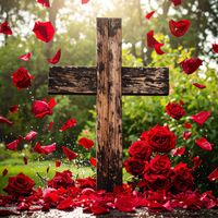 Cross - Roses