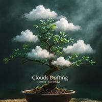 Ancient Asian Oasis - Clouds Drifting Over Bonsai
