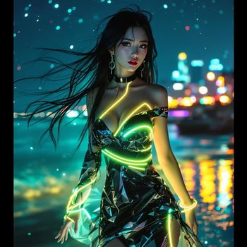 Leaf - Sparkling Black Sea