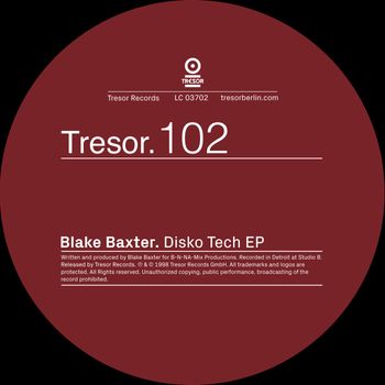 Blake Baxter - Disko Tech EP