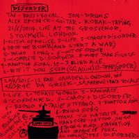 Disorder - Live, 12 Bar, Camden, 2015