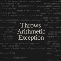 Manuel Montero - Throws Arithmetic Exception