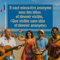 VALRAS BELLE ET REBELLE - Il vaut mieux être anonyme avec des idées et devenir visible (Que visible sans idée et devenir anonyme)
