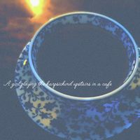 air - A girl playing the harpsichord upstairs in a cafe