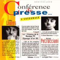 Eddy Louiss, Michel Petrucciani - Conférence de presse (L'intégrale) (Live)