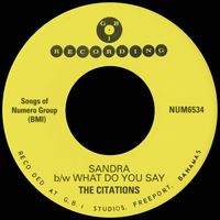 The Citations - Sandra b/w What Do You Say