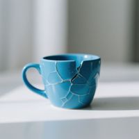 James Ryan - Chipped Blue Cup