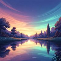 LofiForest - Forest Night Glow