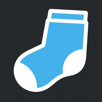 ZEA - One blue sock