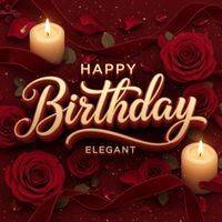 Wish Records - Happy Birthday (Elegant)
