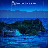 Relaxing White Noise - Rain Sounds & Roaring Ocean Waves Loop (No Fade)